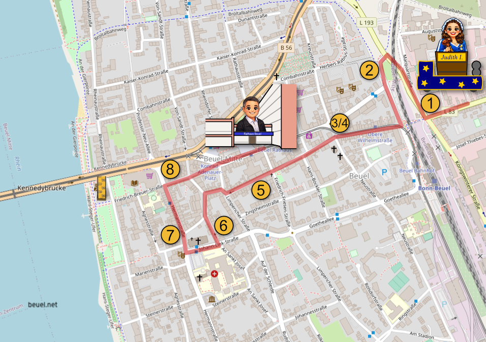 weiberfastnacht beuel 2026 zugweg  kommentatoren waescherprinzessin