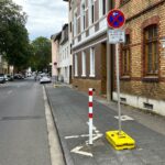 Absolutes Halteverbot auf der Hermannstraße wegen Markierungsarbeiten im Juli 2025