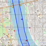 Fahrrinne des Rheins bei Bonn
