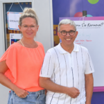Mirko Feld: der neue Präsident des Festausschusses Bonner Karneval und seine Verbindungen zu Beuel, hier im Bild mit Obermöhn Patty Burgunder